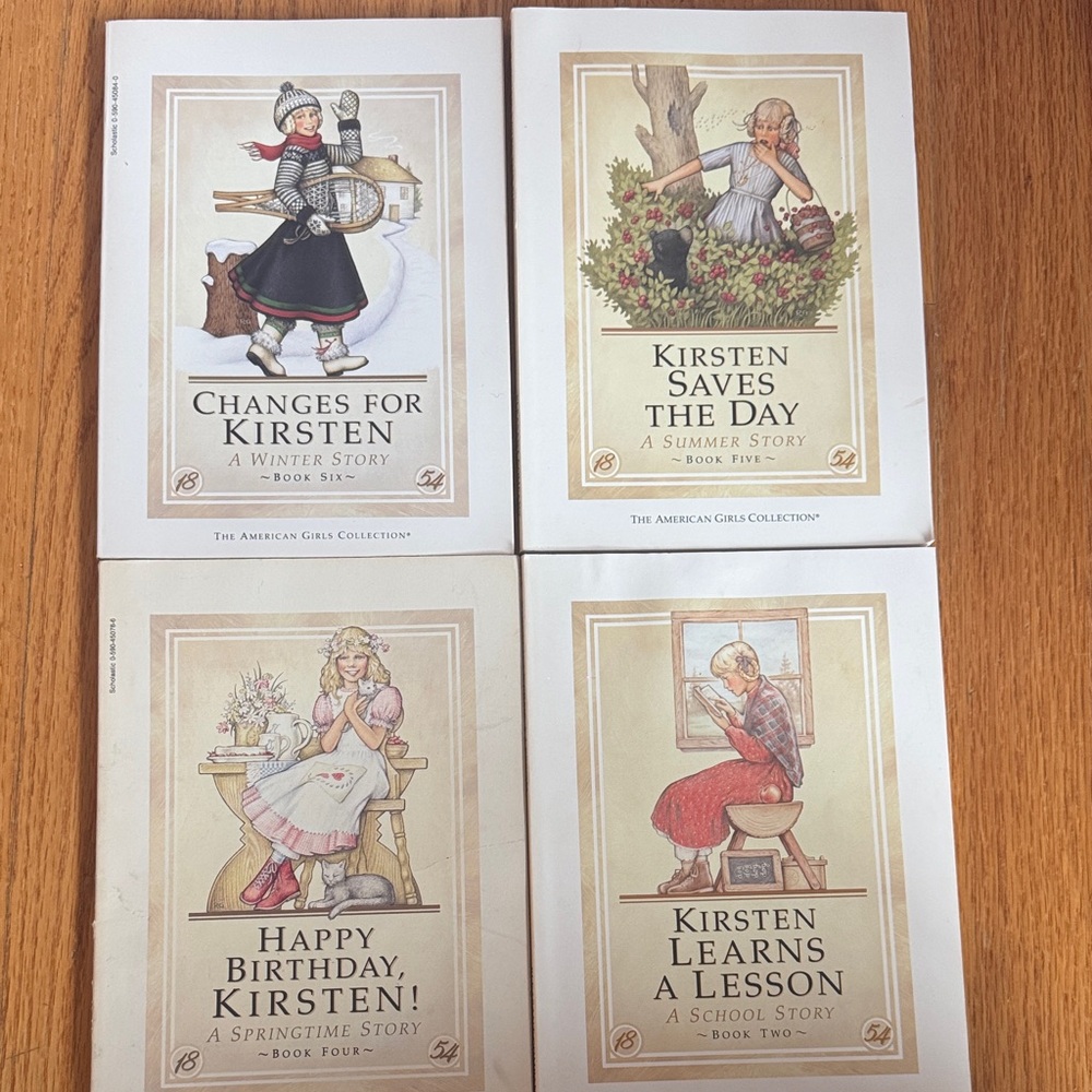 American Girl Kirsten Book Collection with Illustrations